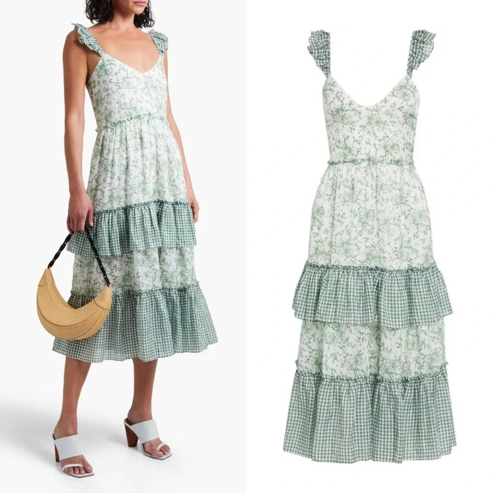 SOLD- CAMI NYC Angela Silk Floral Dress - Picture 2 of 9